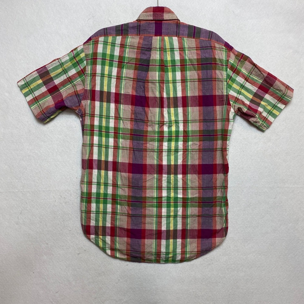 Ralph Lauren Shirt Mens Size Small Red Green Short Sleeve Button Down Golf - Picture 7 of 7